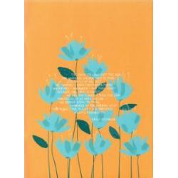 Тетрадь Pastel. Голубые цветы, А4, 40 листов, клетка, арт. N2647