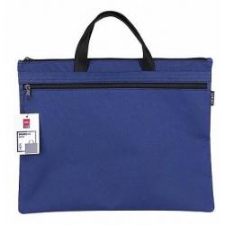 Папка-портфель Deli Extend, цвет синий, A4, 2 отделения, арт. EB55032