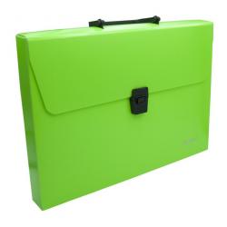 Портфель Silwerhof, цвет зеленый неон, 1 отдел, A4, арт. 322715-01