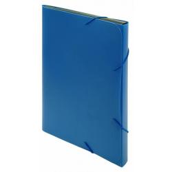 Портфель на резинке Бюрократ, цвет синий, A4, 6 отделений, арт. -BPR6BLUE