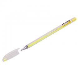 Ручка гелевая Hi-Jell Pastel, желтая, 0,8 мм