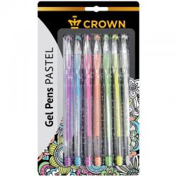 Ручки гелевые Hi-Jell Pastel, 0,8 мм, 7 цветов