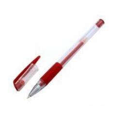 Ручка гелевая DENISE, красные чернила (М-5523)