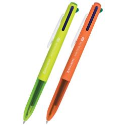 Ручка шариковая автоматическая Multicolor, 4 цвет чернил, корпус ассорти, 0,7 мм, линия 0,35 мм