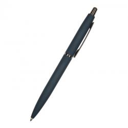 Ручка шариковая автоматическая San Remo, 1.0 мм, синяя (темно-синий металлический корпус)