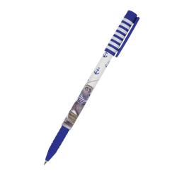 Ручка шариковая Енот-рыбак, 0,5 мм, синяя