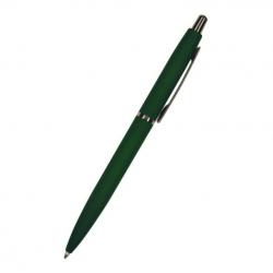 Ручка шариковая автоматическая San Remo, 1.0 мм, синяя (зеленый металлический корпус)