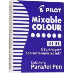 Картриджи для ручки Parallel Pen, 6 штук, синие
