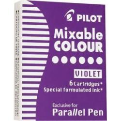 Картриджи для ручки Parallel Pen, 6 штук, фиолетовые