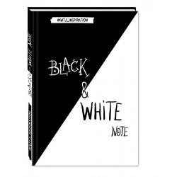Стильный блокнот с черными и белоснежными страницами. Black&White Note