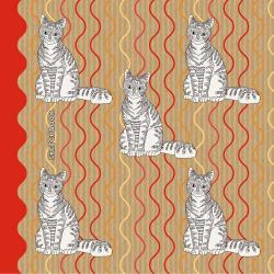 Скетчбук Полосатые кошки. Графика, 80 листов