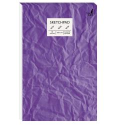 Скетчпад Фиолетовая текстура, А5, 40 листов