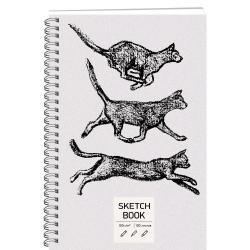 Скетчбук Sketchbook. Кошки, А5, 100 листов