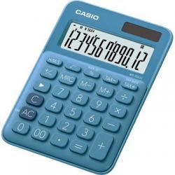 Калькулятор настольный Casio MS-20UC, 12 разрядов, голубой