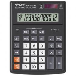 Калькулятор настольный STF-333, 12 разрядов, двойное питание, 200x154 мм