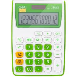 Калькулятор настольный Deli, 12 разрядов, цвет зеленый, арт. E1122/GRN