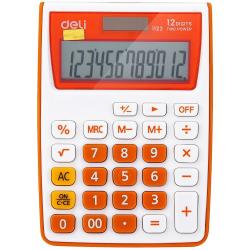 Калькулятор настольный Deli, 12 разрядов, цвет оранжевый, арт. E1122/OR