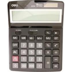 Калькулятор настольный Deli, 16-разрядный, цвет черный, арт. E39259