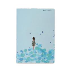 Тетрадь Girl in flowers, b5, 40 листов, клетка