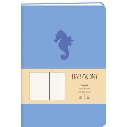 Тетрадь Harmony. Голубой, А4-, 80 листов, клетка