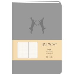 Тетрадь Harmony. Серый, А4-, 80 листов, клетка
