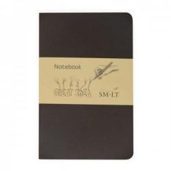 Блокнот Smiltainis Stitched Colored Notebook, 13,5x21 см, 48 л (листы разноцветные)