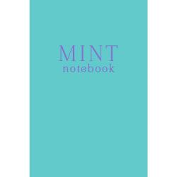 Mint notebook. Блокнот (А5, прошитый цветными нитками, тиснение фольгой)