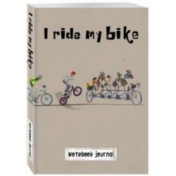 Блокнот I ride my bike. Велосипедисты, А5