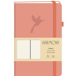 Блокнот для записей Harmony. Розовый, А6+, 80 листов, клетка