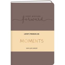 Книга для записей Moments. No4, А6+, 80 листов, линия