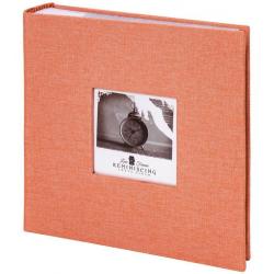 Фотоальбом Персик, на 200 фото 10х15 см, ткань, цвет персиковый