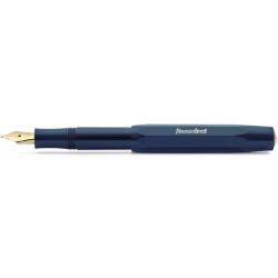 Ручка перьевая Kaweco Classic Sport, синие чернила, F 0,7 мм, цвет синий морской
