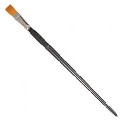 Кисть художественная профессиональная Brauberg Art, синтетика жесткая, плоская, №22, длинная ручка