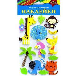 Материалы для творчества Наклейки. Зверята