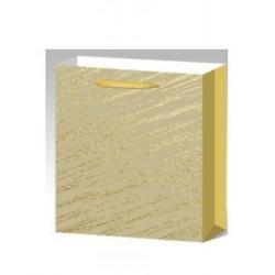 Пакет подарочный Золотое сияние, 18х24х8,5 см