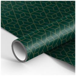Упаковочная бумага Dark green, глянец, 70x100 см, 90 г/м2