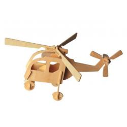 Модель деревянная сборная Вертолет