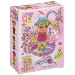 Набор игровой Bondibon Куколка OLY, в чемоданчике на кодовом замке, мальчик, 8 см, арт. 3381-1