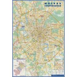 Карта Москва современная. Карта города