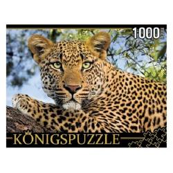 Пазлы Konigspuzzle. Портрет леопарда, 1000 элементов