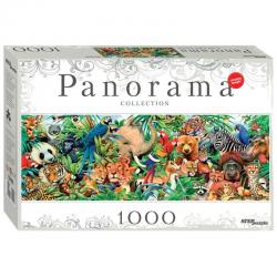 Пазл-панорама Мир животных, 1000 элементов