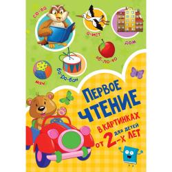 Первое чтение в картинках для детей от 2-х лет / Дмитриева В.Г.
