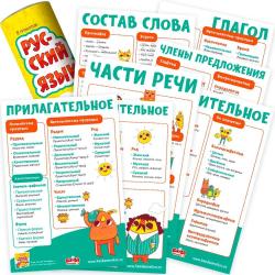 Набор обучающих плакатов Русский язык в тубусе